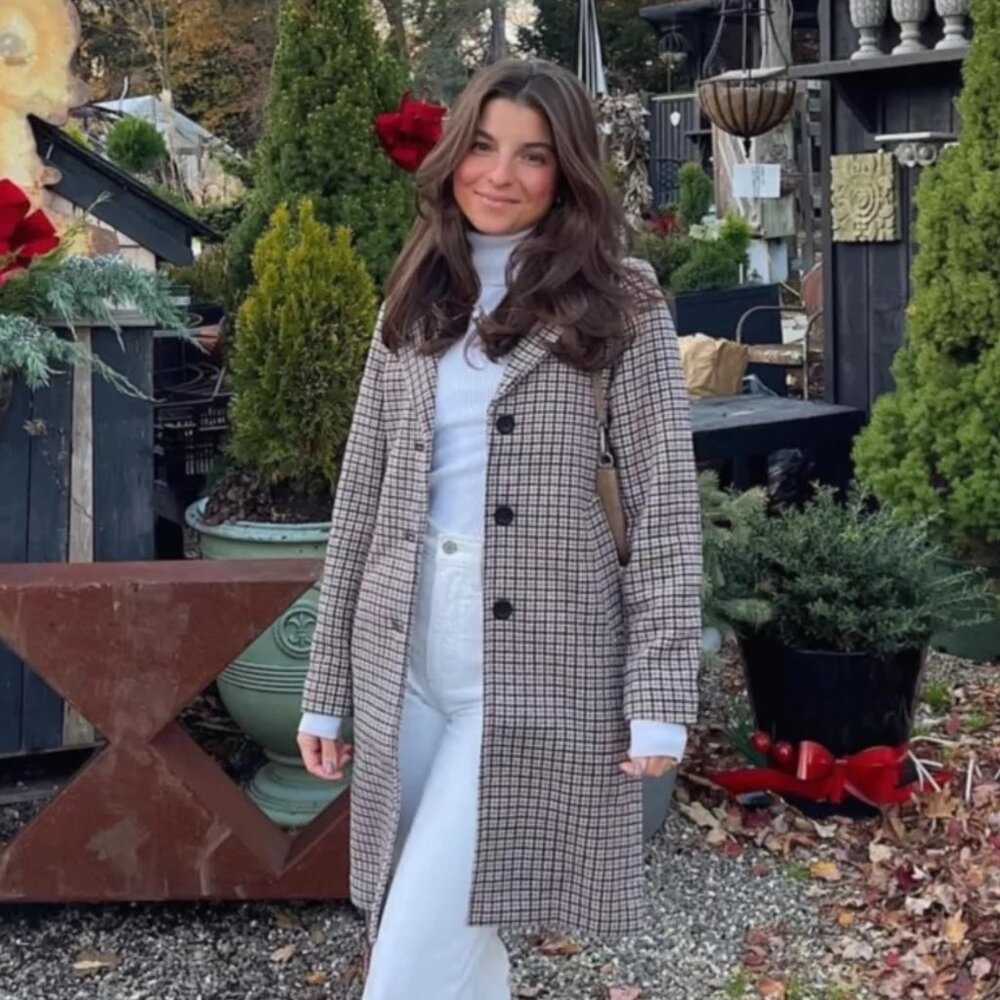 Abercrombie & Fitch Wool-Blend Dad Coat